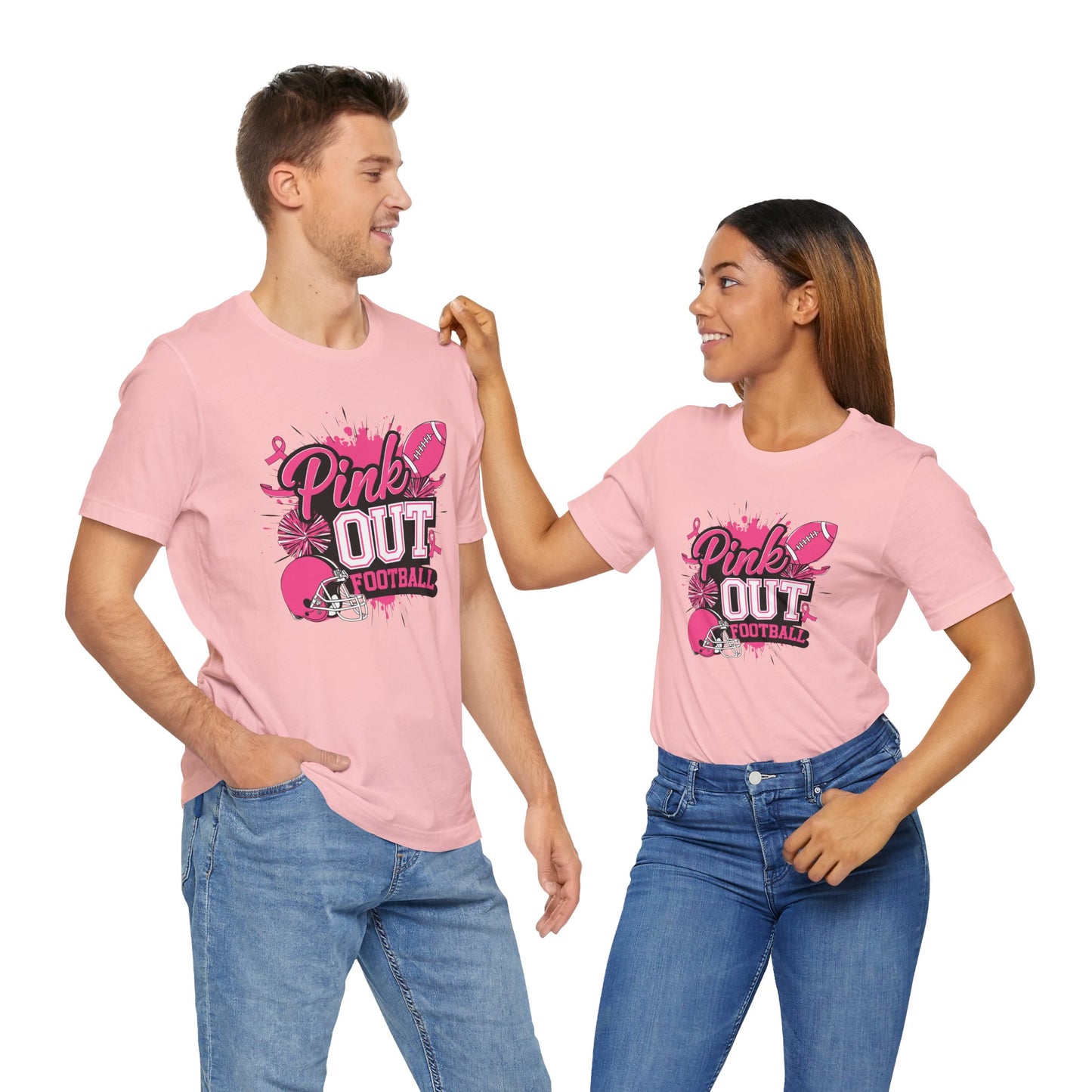 Pink Out Football Tee