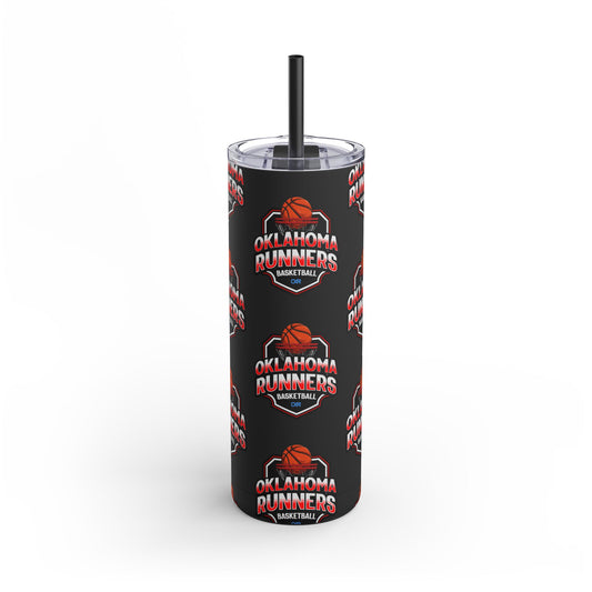 Oklahoma Runners Basketball Tumbler - 20oz Matte Travel Cup