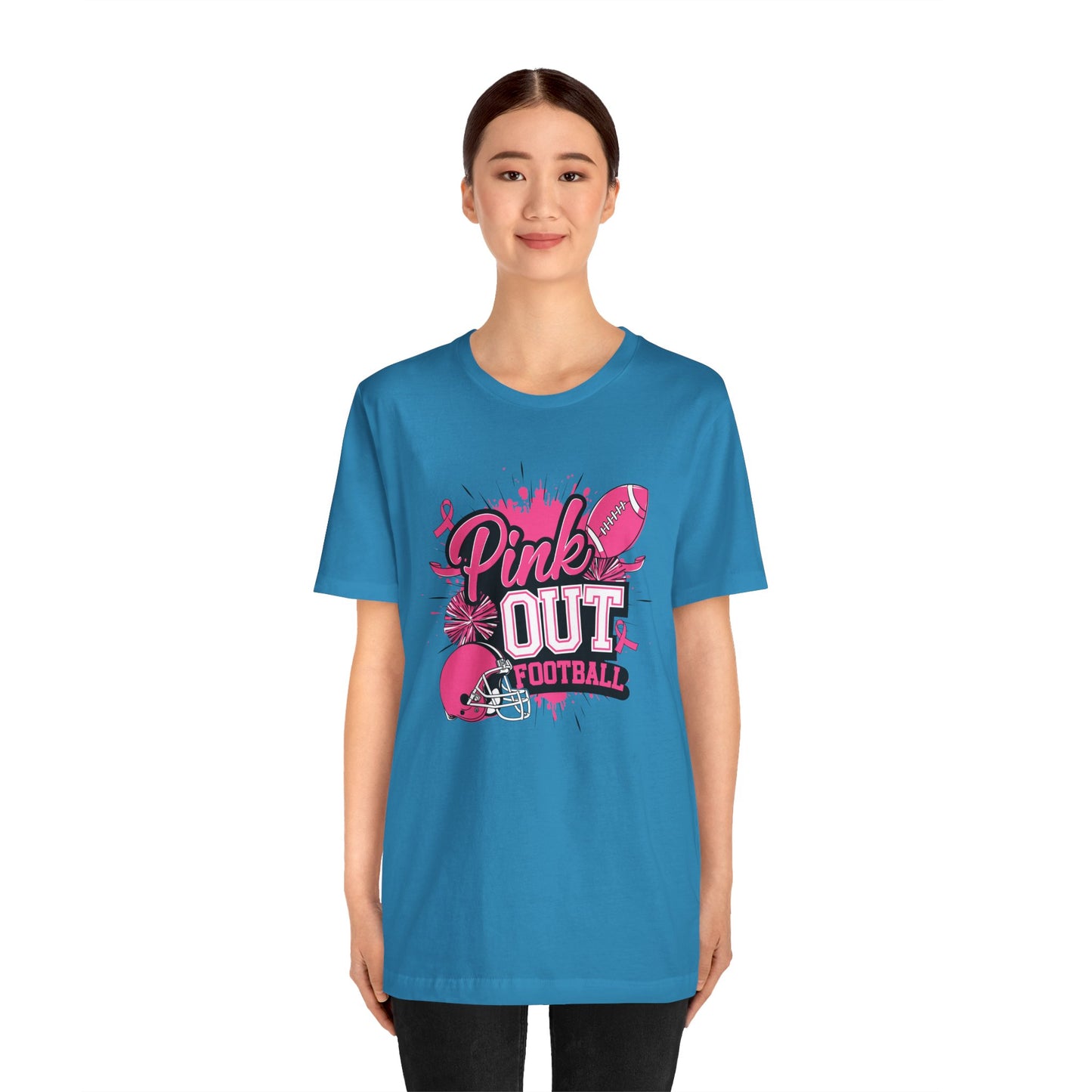 Pink Out Football Tee