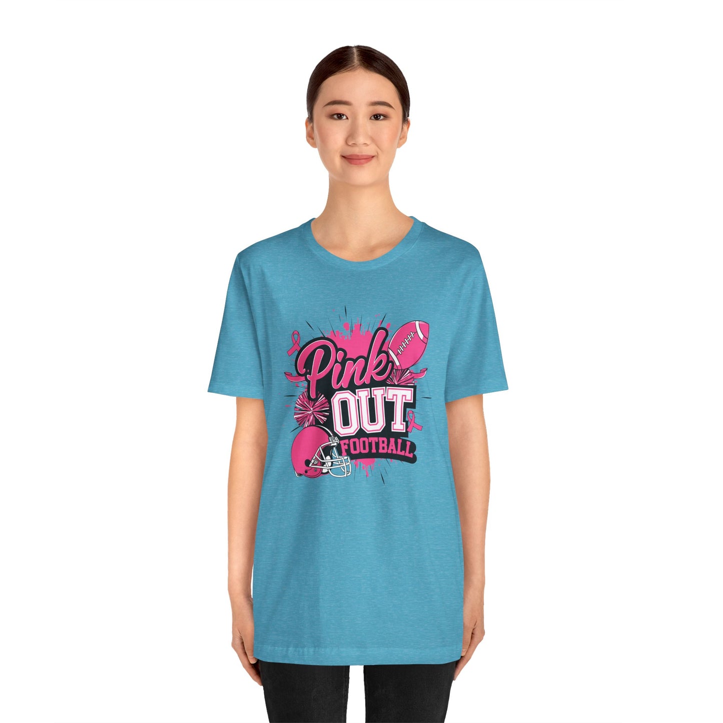Pink Out Football Tee