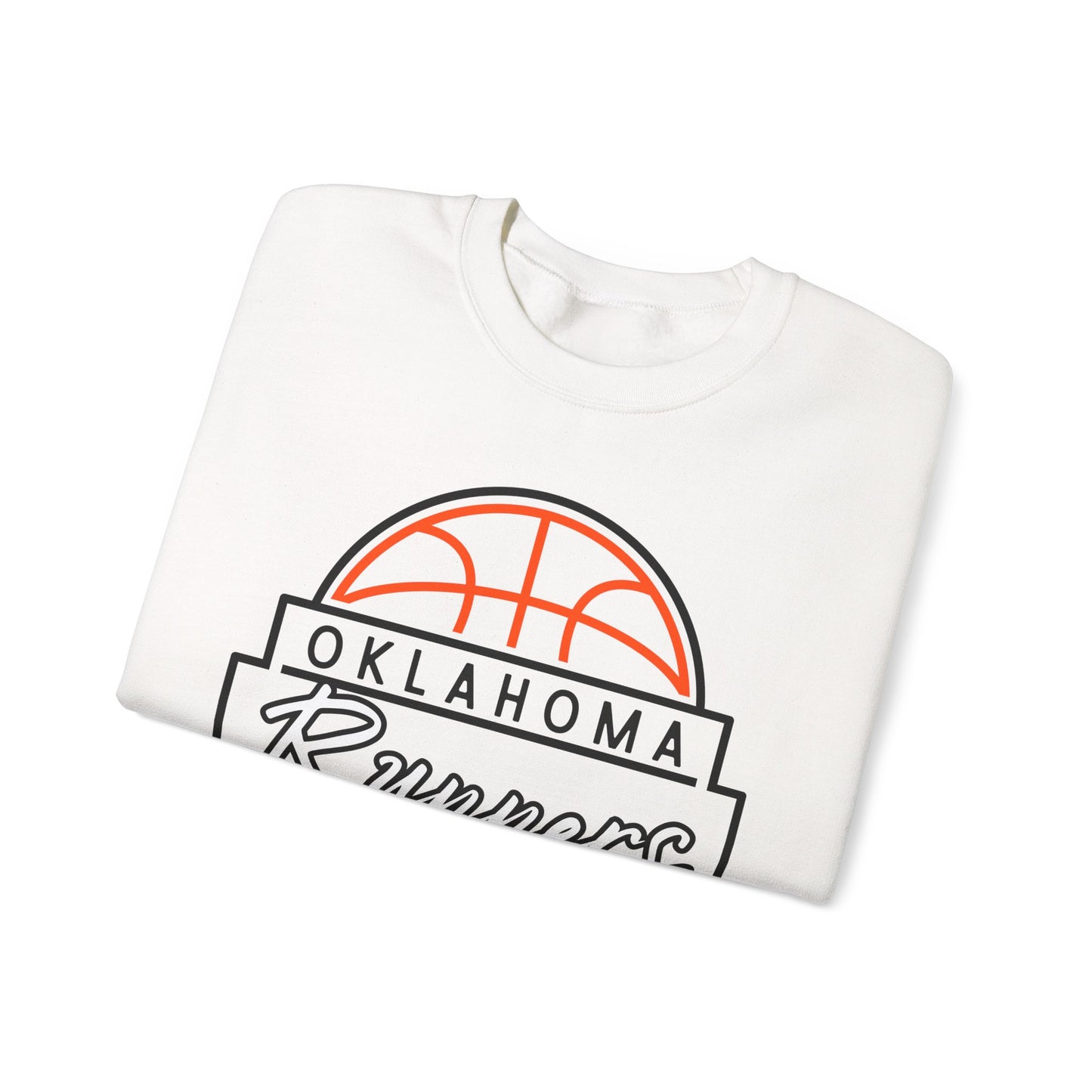 Basketball Crewneck Sweatshirt - Oklahoma Runners Design