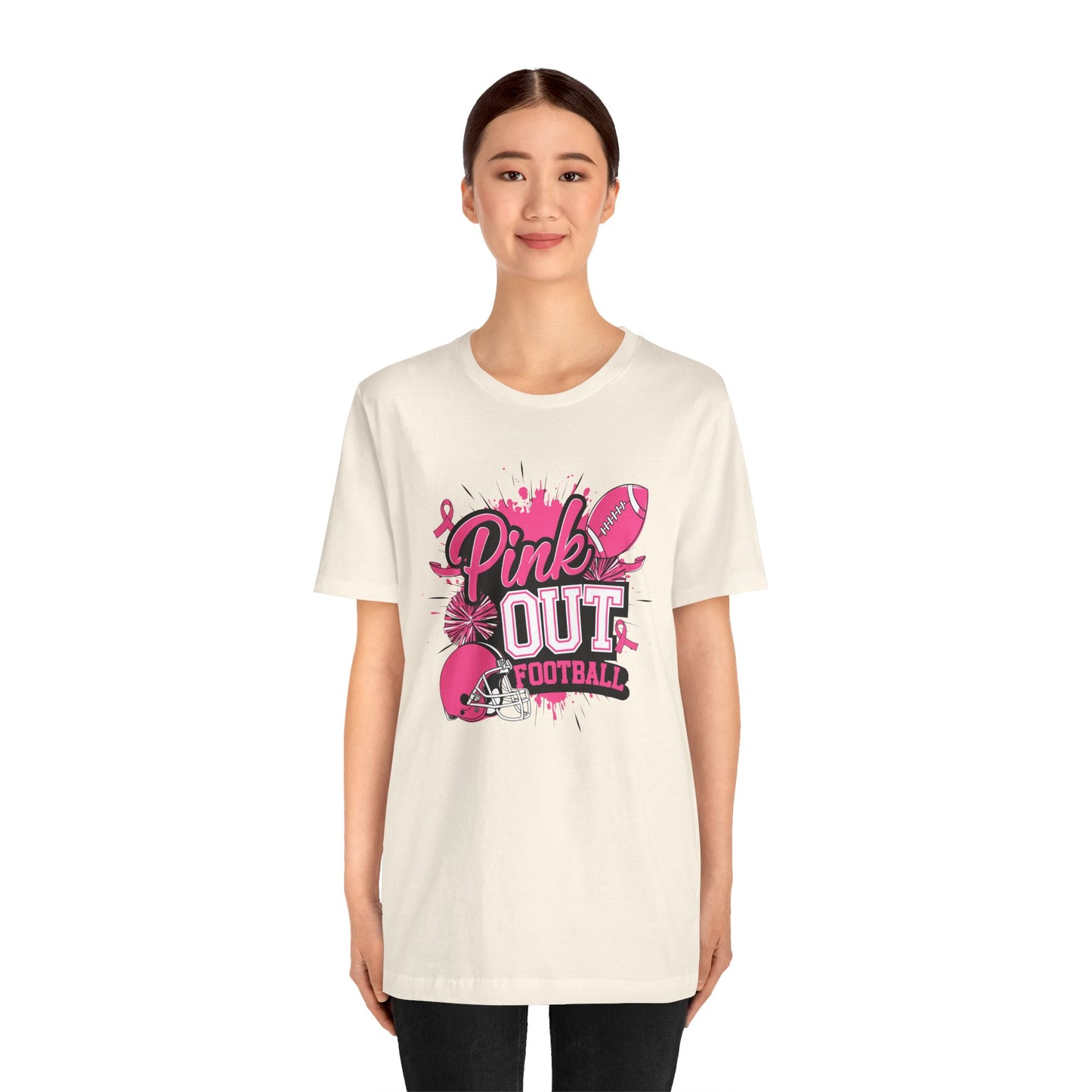 Pink Out Football Tee