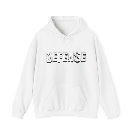 Unisex Hooded Sweatshirt - Defense Graphic