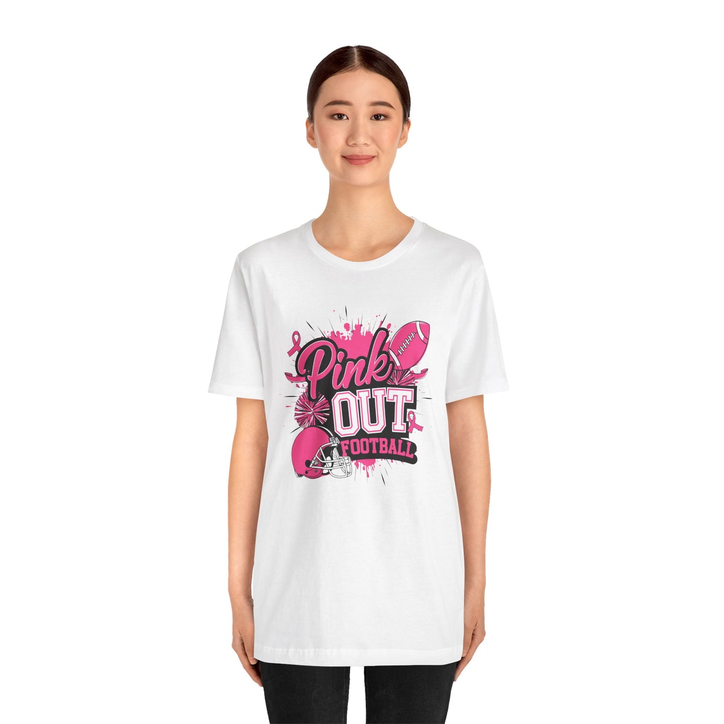 Pink Out Football Tee
