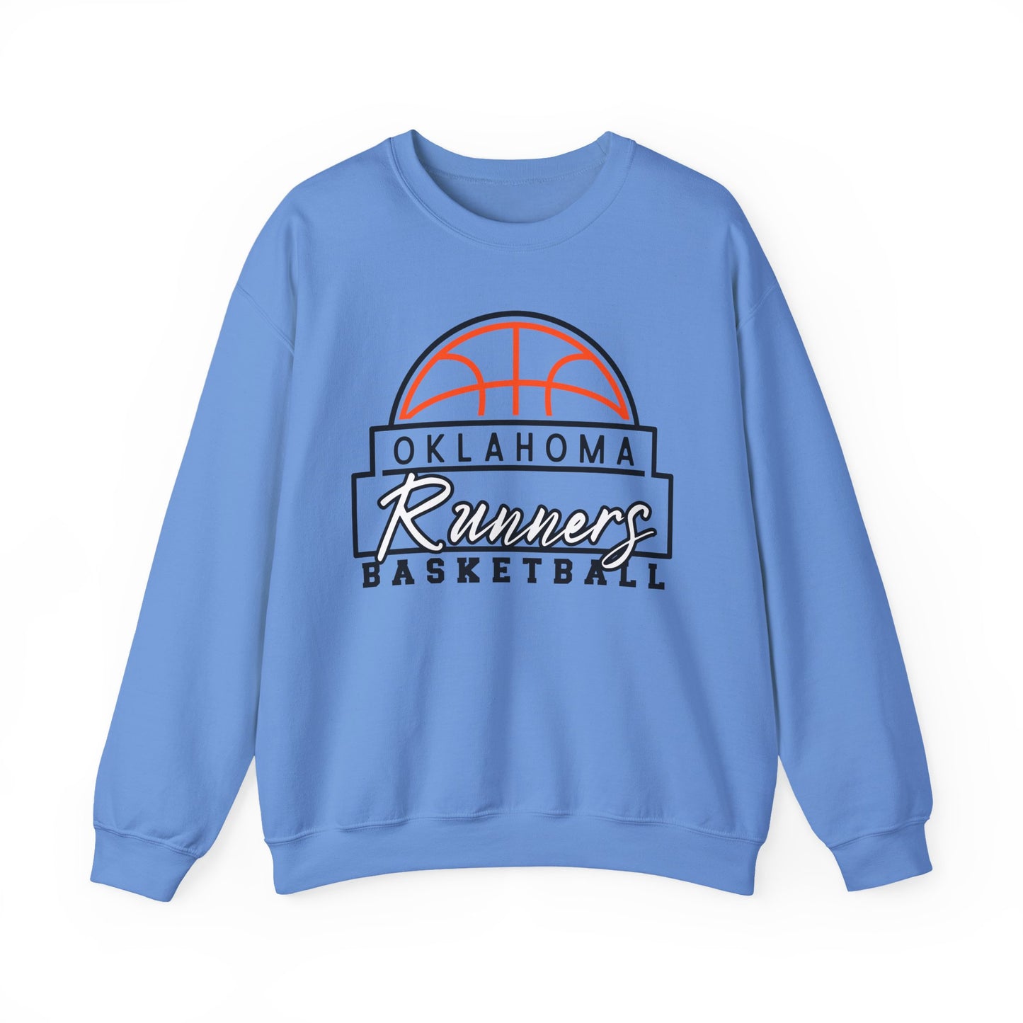 Basketball Crewneck Sweatshirt - Oklahoma Runners Design