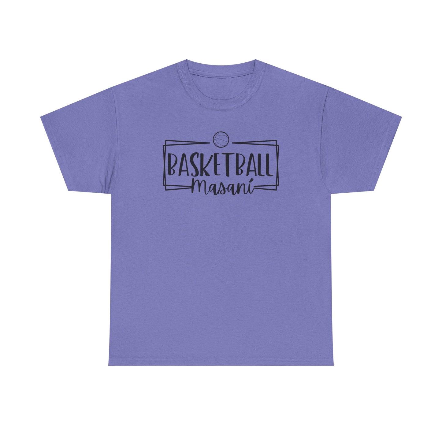 Basketball Masani Unisex Heavy Cotton Tee - Perfect Gift for Sports Lovers