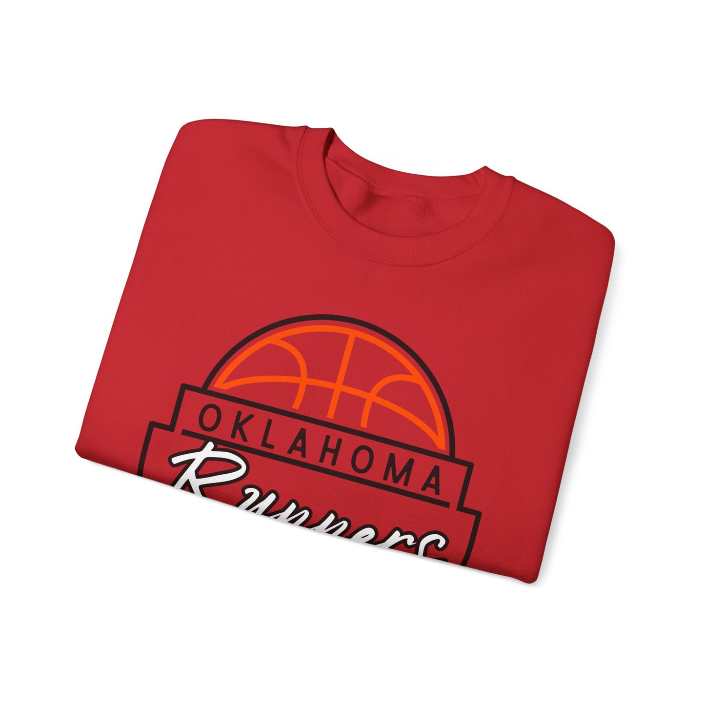 Basketball Crewneck Sweatshirt - Oklahoma Runners Design