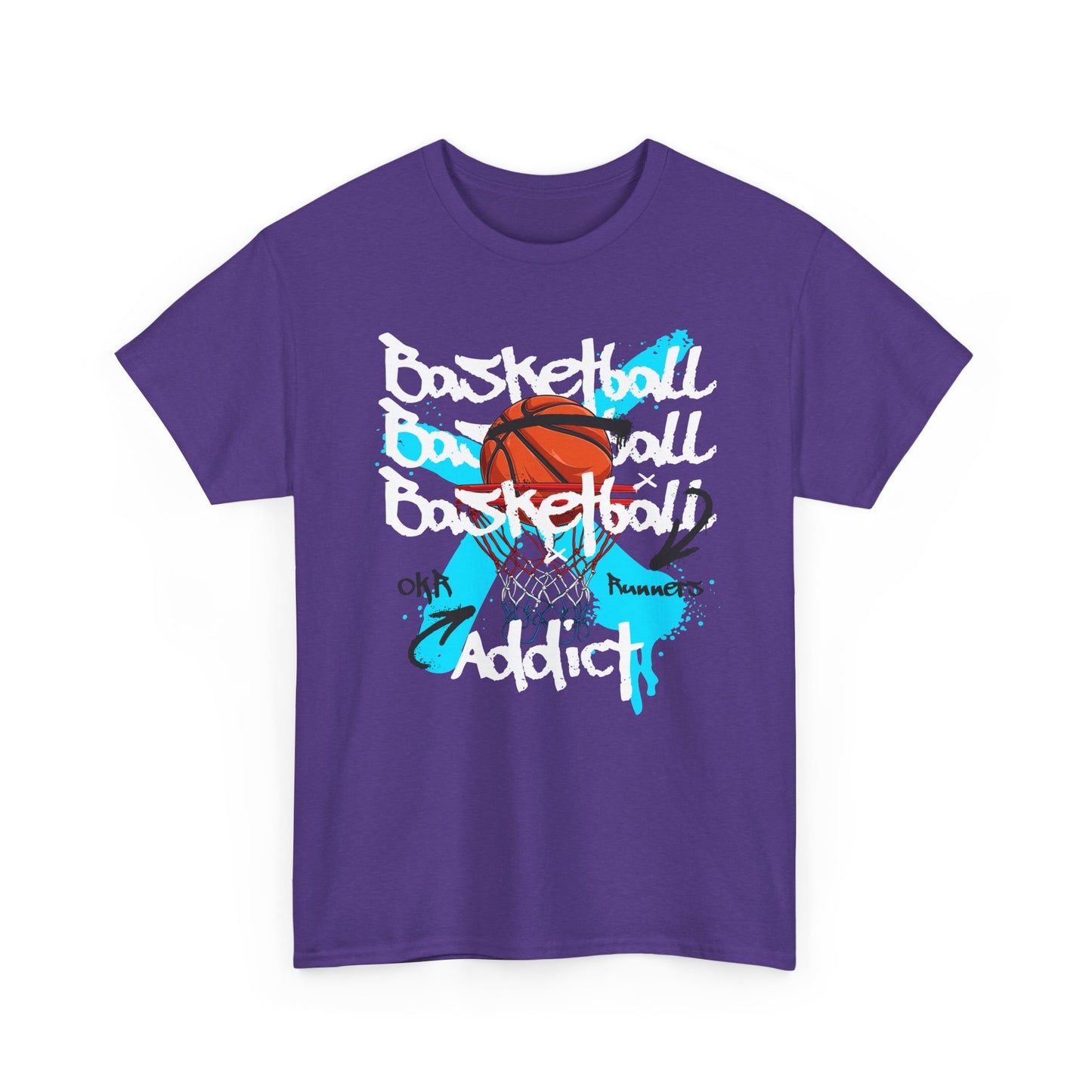 Basketball Addict Unisex Heavy Cotton Tee