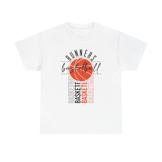 Basketball Runners Unisex Heavy Cotton Tee - Sporty & Stylish Tee for Players and Fans