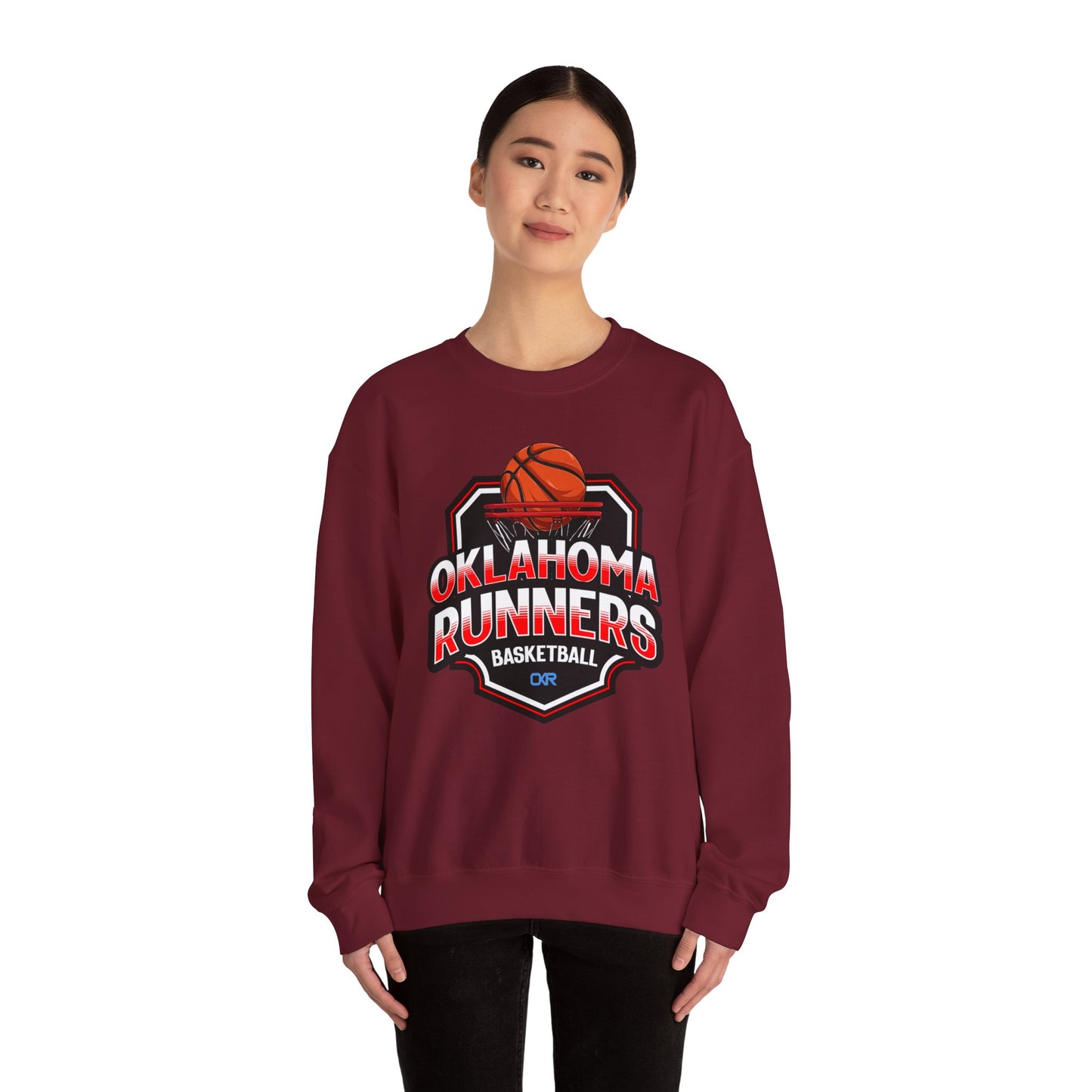 Oklahoma Runners Basketball Crewneck Sweatshirt