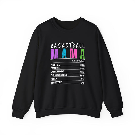 Basketball Mama Sweatshirt - Unisex Heavy Blend™ Crewneck for Sports Moms