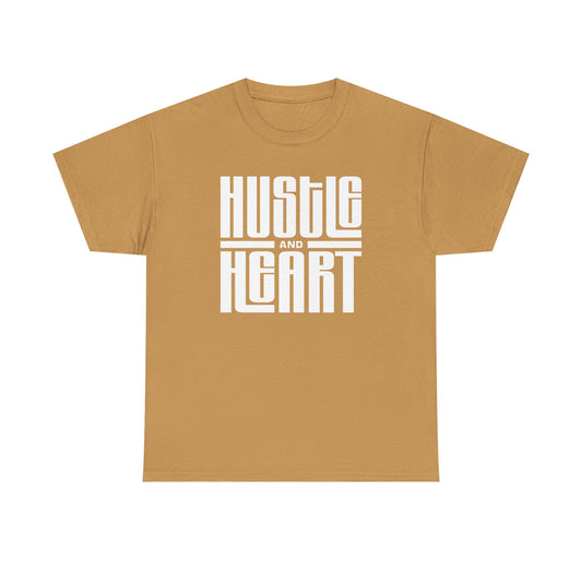 Hustle and Heart Unisex Heavy Cotton Tee