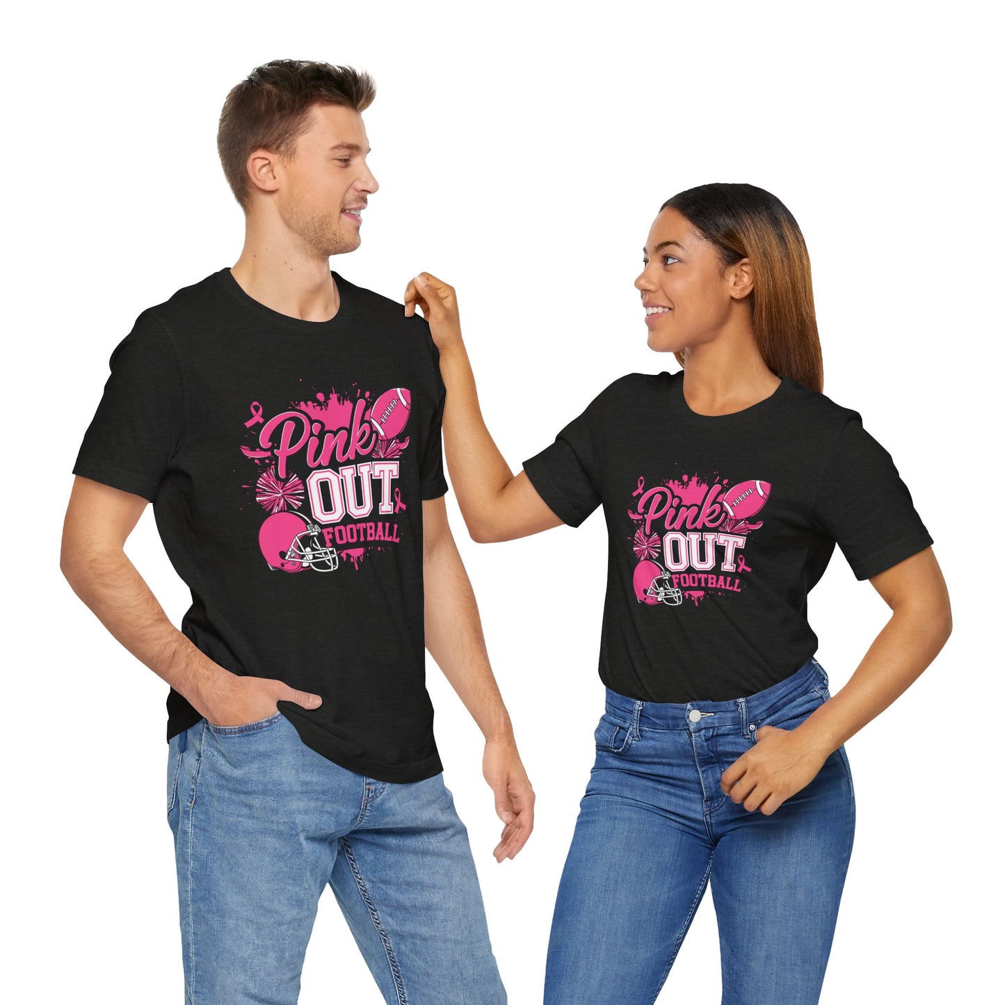 Pink Out Football Tee