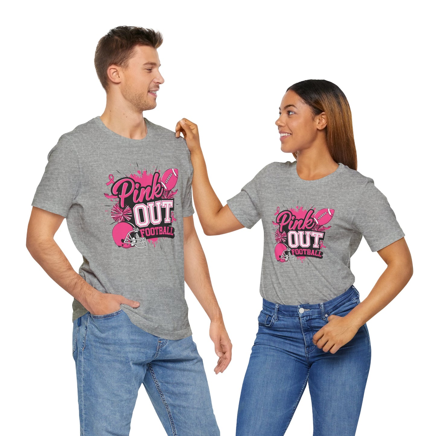 Pink Out Football Tee