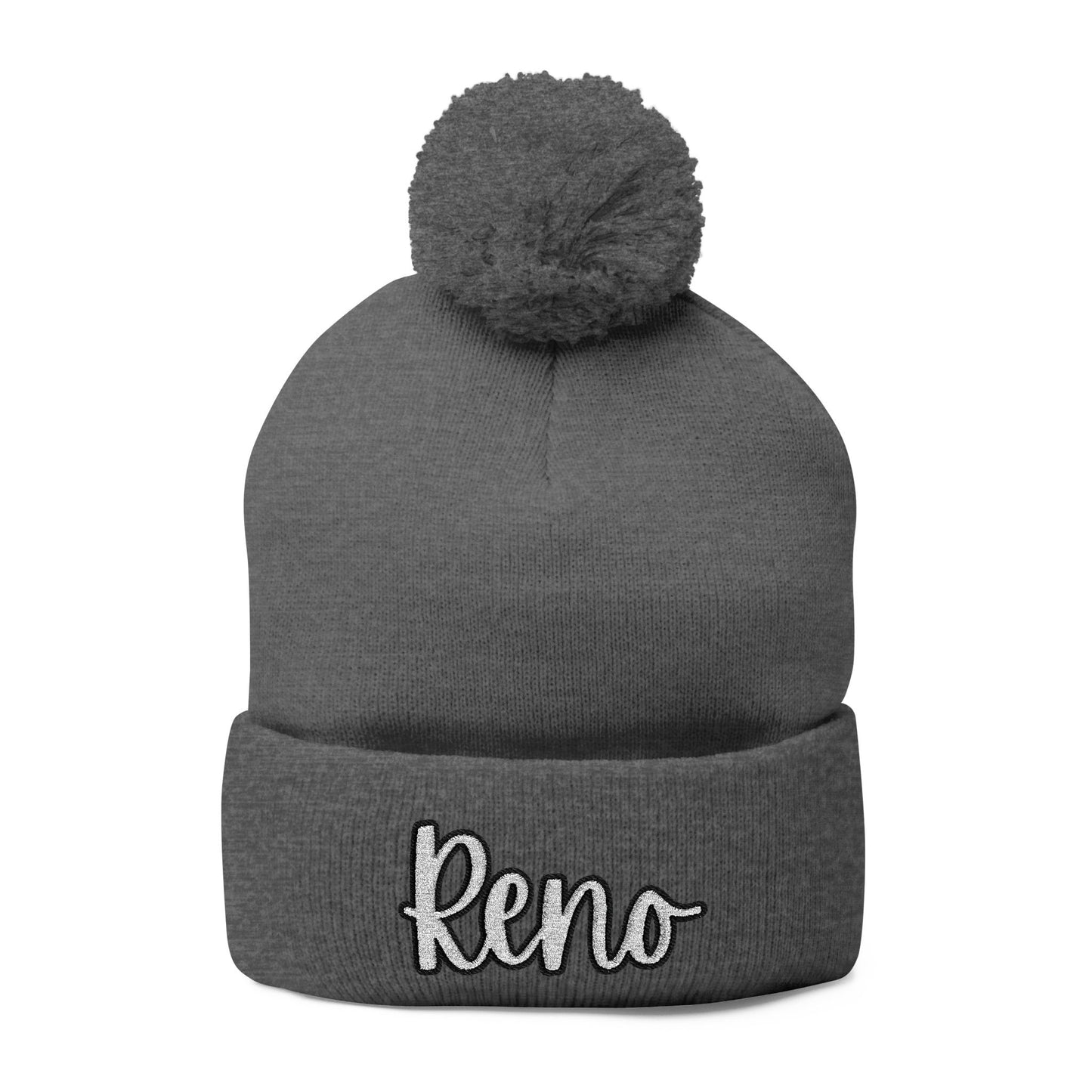 EHS Pom-Pom Knit Cap (Embroidery)