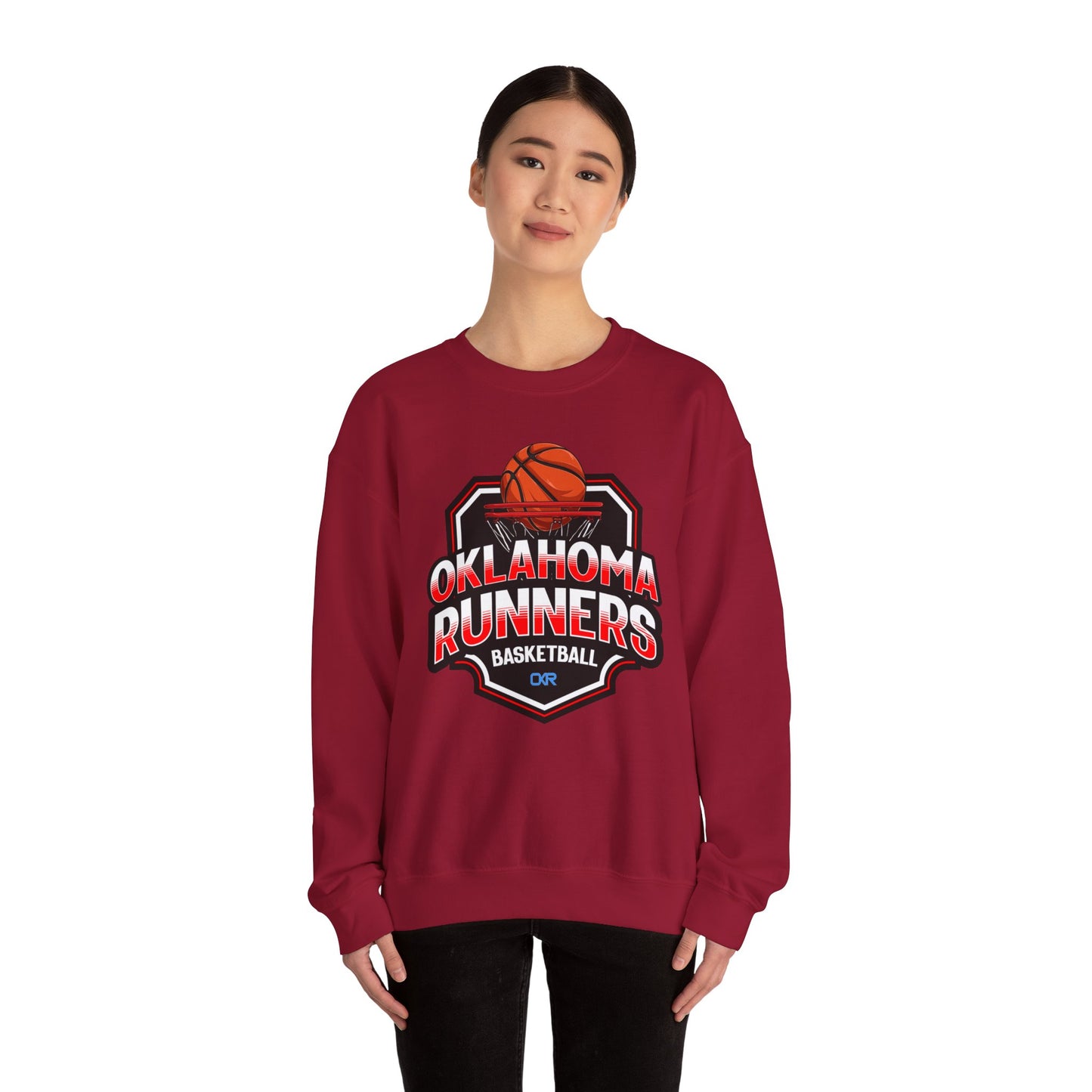 Oklahoma Runners Basketball Crewneck Sweatshirt