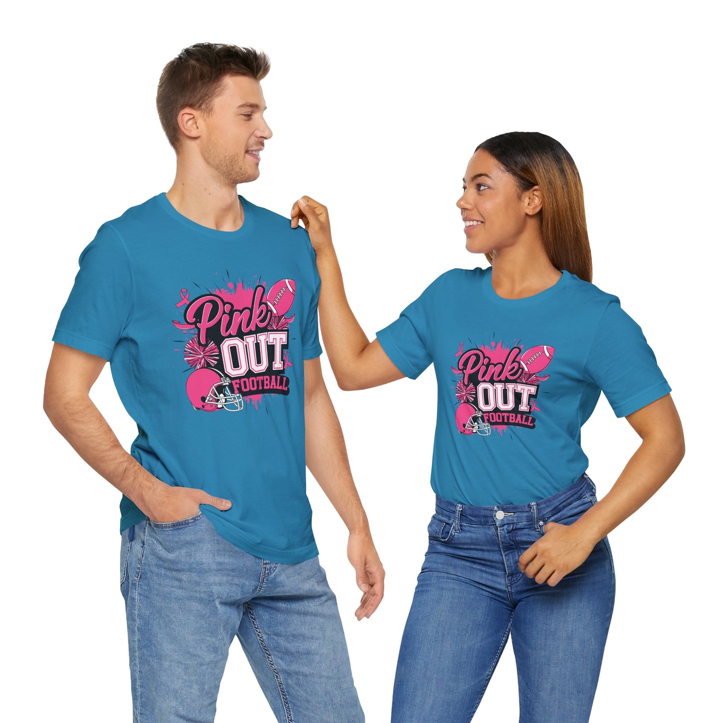 Pink Out Football Tee