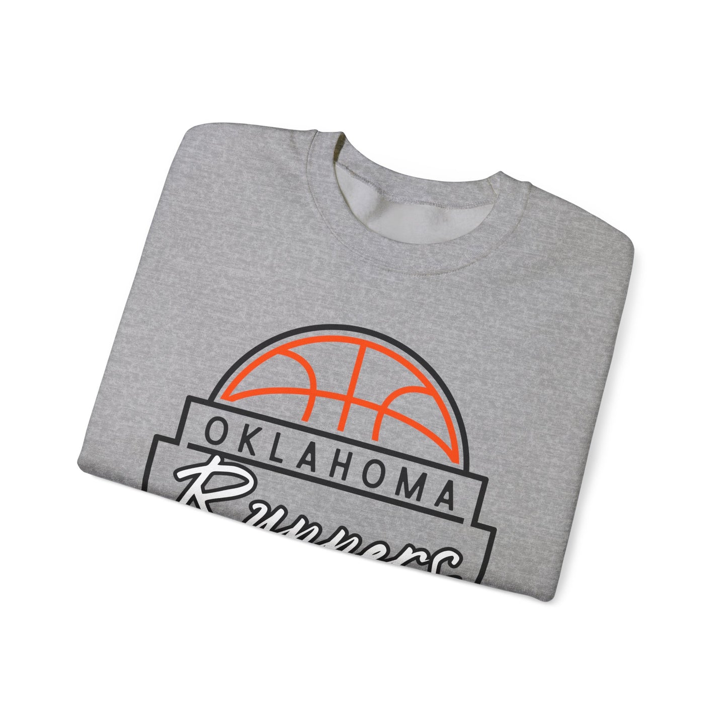 Basketball Crewneck Sweatshirt - Oklahoma Runners Design