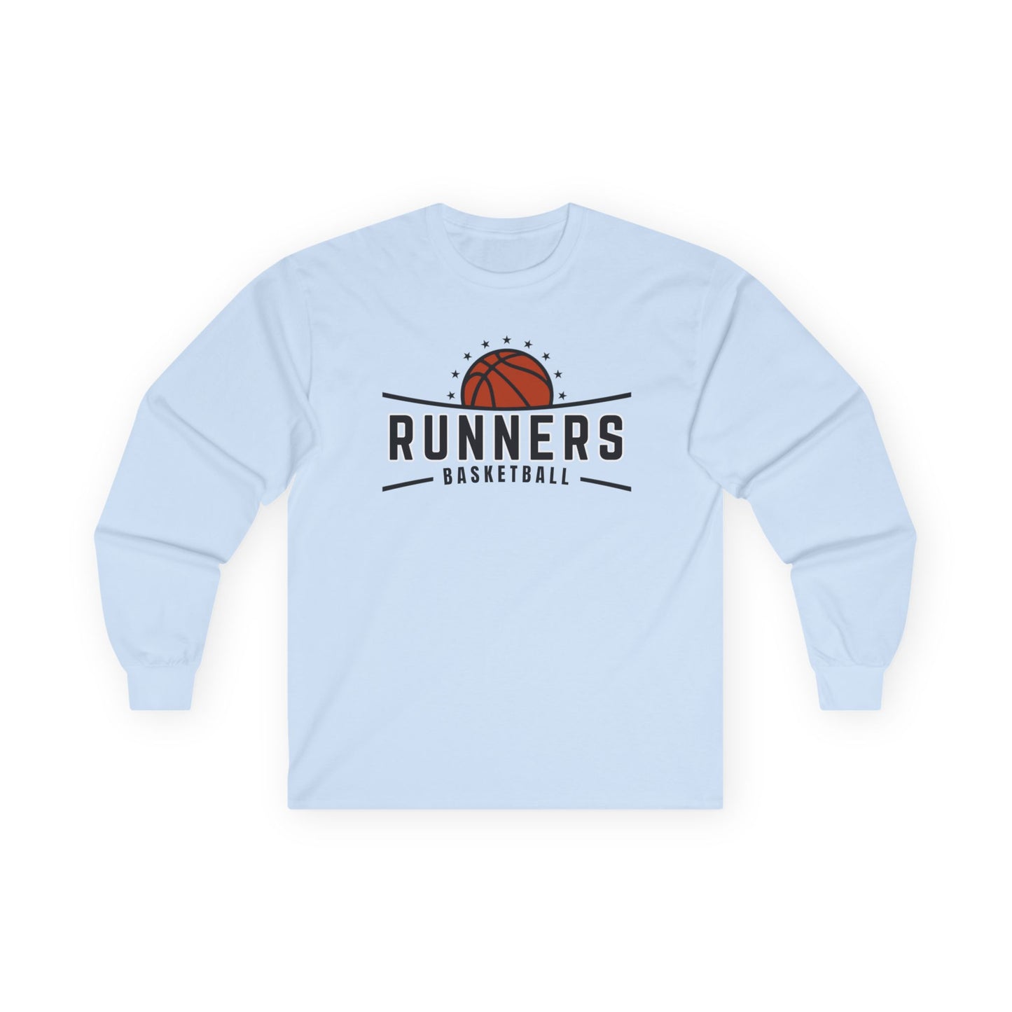 Unisex Long Sleeve Basketball Tee - Runners Design