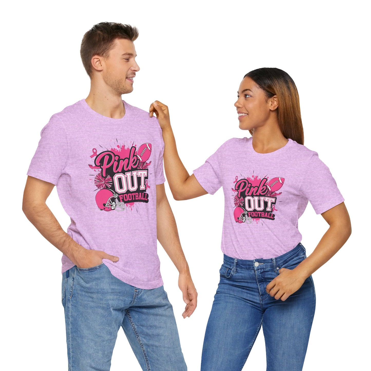 Pink Out Football Tee