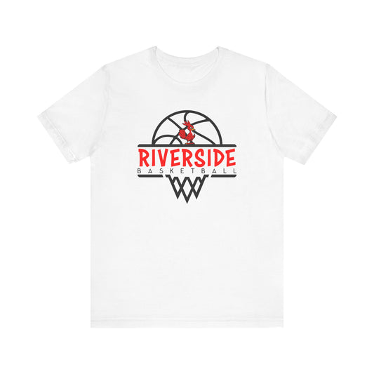 Riverside Basketball Unisex Tee - Sporty Essential for Fans, Team Spirit, Game Day, Casual Wear, Gift for Athletes