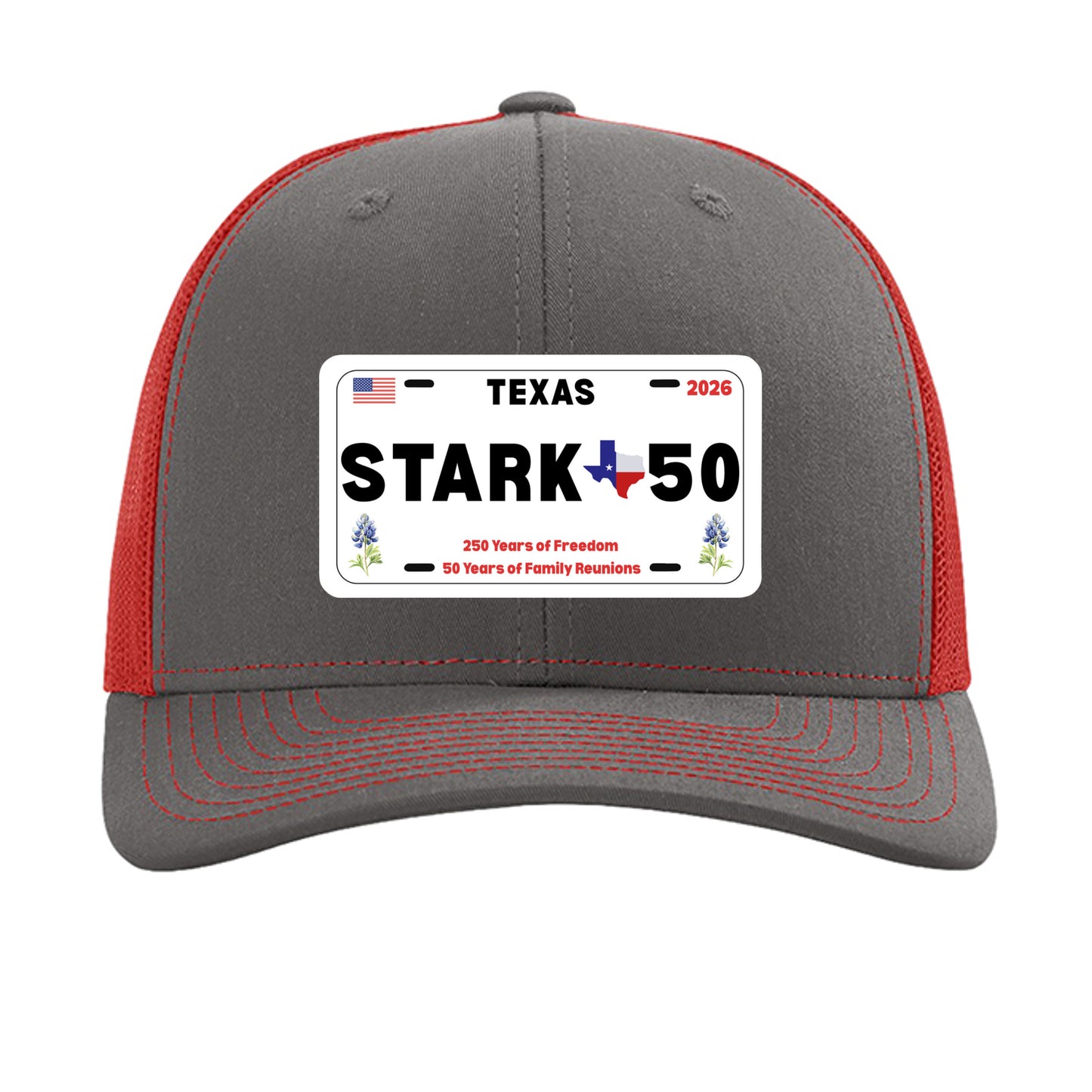 Charcoal/ Red - 112 - FRONT